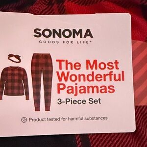 Woman's Plaid Pajama Set Sz 3x (by Sonoma) Nwt